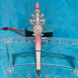 Pink and White Gradient Decorative Pen